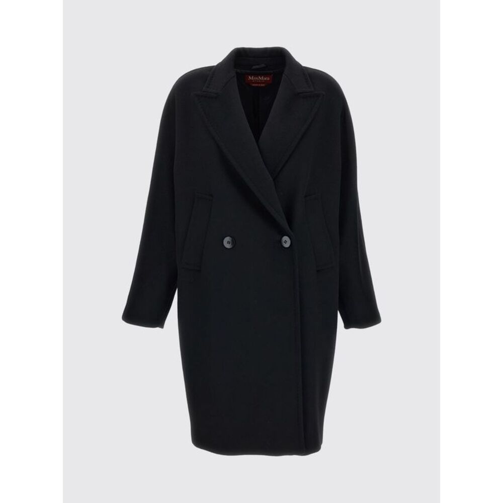 Max Mara Studio Coat Woman Black
